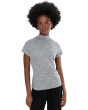Cap Sleeve Raglan Mock Neck