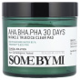 SOME BY MI, AHA / BHA / PHA 30 Days Miracle Truecica Clear Pad, 70 тампонов, 125 мл (4,22 жидк. унц.)