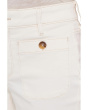 Petite Marilyn Straight Front Button Patch Pockets Jeans