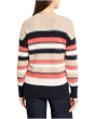 Petite Nep Knit Striped Sweater