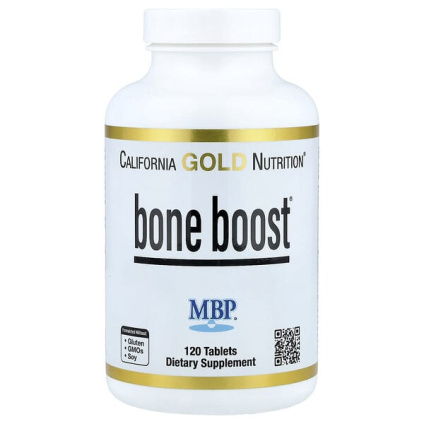 California Gold Nutrition, Bone Boost®, добавка для здоровья костей с кальцием, магнием, витамином C и калием, 120 таблеток