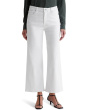 Saige Mid-Rise Wide Leg Jeans in Gallery White