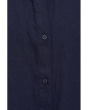 Organic Handkerchief Linen Classic Collar Long Shirt
