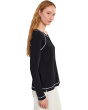 Waffle Stitch Raglan Sweater