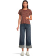 Petite Sienna High Rise Straight Leg-roll Up Patch Pocket