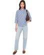 The Signature Y-Neck Shirt in Poplin