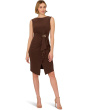 Jersey Buckle Sheath Dress