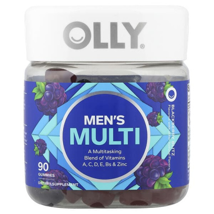 OLLY, The Perfect Mens Multi, Blackberry Blitz, 90 жевательных таблеток