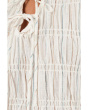 Sleeveless Tie Front Woven Top with Smocking