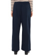 Garment Dyed Terry Wide Ankle Pants