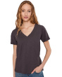 Short Sleeve V-Neck Boxy Tee