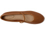 Jayna Perforated Leather Mary Jane Flats