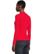 Long Sleeve Mock Neck Knit Top With Button Detail