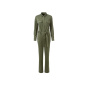 Overall in Veloursleder-Optik, khaki