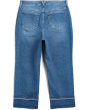Plus Size Bailey Relaxed Straight Ankle Raw Cuff Jeans