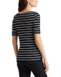 Striped Boatneck Top