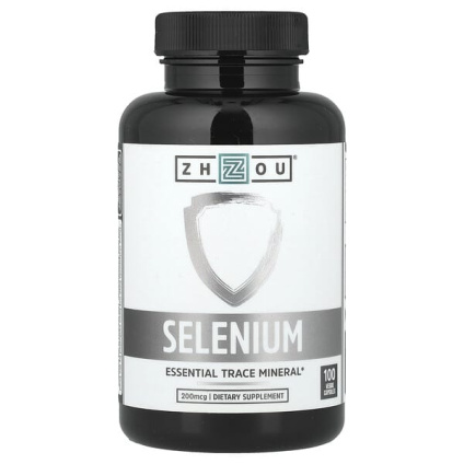 Zhou Nutrition, Селен, 200 мкг, 100 растительных капсул