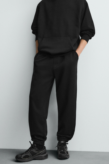 Zara БАЗОВЫЕ СПОРТИВНЫЕ ШТАНЫ ОБЫЧНОЙ ФОРМЫ 502981446-800-2