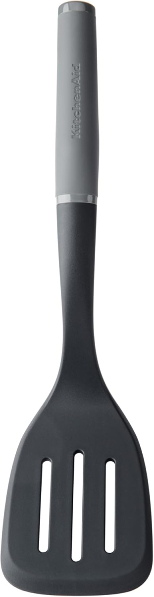 KitchenAid Softgrip-Wender mit Schlitz - Anthrazit