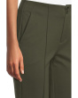 Petite Mid-Rise Double Button Trousers