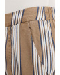 Topaz High-rise Pants In Tan/Navy