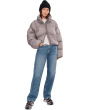 In A Bubble Puffer Jacket