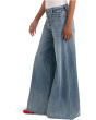 Blake High-Rise Super Wide Leg W Patch Pockets Raw Hem