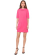 Drape Neck Straight Fit Dress