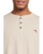 Knit Long Sleeve Henley Top