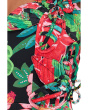 3D Floral Print Midi Dress