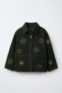 Zara КУРТКА С КОНТРАСТНОЙ ВЫШИВКОЙ 502856690-527-7