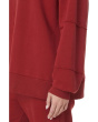 Long Sleeve Seamed Boxy Sweatshirt Black