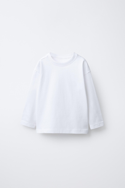 Zara ПРОСТАЯ ФУТБОЛКА СРЕДНЕГО ВЕСА 498699071-250-18