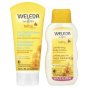Weleda, набор средств по уходу для детей, календула, набор из 2 предметов