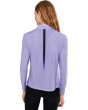 Blocks Print Long Sleeve Sunsense 1/4 Zip Top