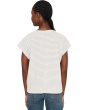 Striped Organic Cotton Slub Crew Neck Short Sleeve Top