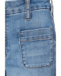Meg High Rise Fab Ab Wide Leg Raw Hem
