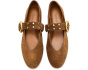 Remy Mary Jane - Scallop Edge Suede