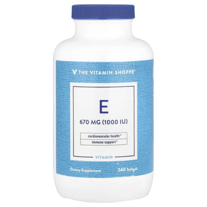The Vitamin Shoppe, Витамин E, 670 мг (1000 МЕ), 240 мягких таблеток