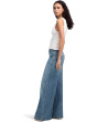 Wide Sweep Trouser with Seam in Robertson Wash
