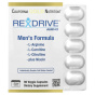 California Gold Nutrition, Rexdrive® Amino с L-аргинином гидрохлоридом, L-цитруллином, ацетил-L-карнитин аргинат дигидрохлоридом и глицином пропионил-L-карнитином гидрохлоридом, добавка для мужчин, 60 растительных капсул