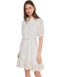 Ruffle Puff Sleeve Mini Dress