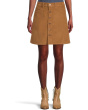 Retro Button Front Skirt