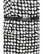 Short Sleeve Belted Bubble Aline