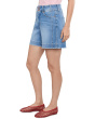 Berkyn Relaxed Denim Fray Hem Shorts