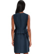 Mikado Ruffle Short Dress