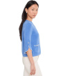 Contrast Scallop Trim Cardigan