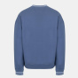 Jack Wills Мужская хлопковая толстовка Oversize Fit Crew с длинным рукавом и графическим принтом в полоску для мужчин