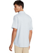 Short Sleeve J&M Flex Birdseye Button Front