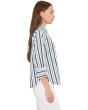 Y Neck Shirt With Adjustable Sleeve